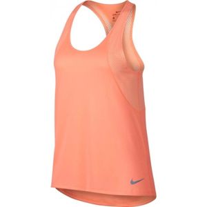 Nike RUN TANK růžová XL - Dámské sportovní tílko