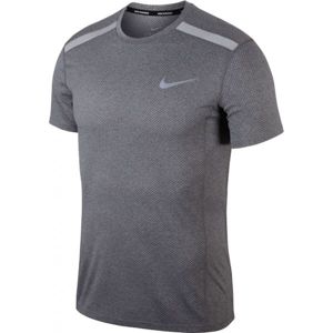 Nike COOL MILER TOP SS šedá XL - Pánské běžecké triko