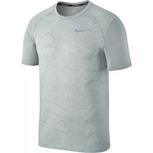 Nike BRTHE MILER TOP šedá L - Pánské běžecké triko