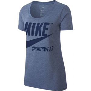 Nike NSW TEE SPRTSWR BF modrá M - Dámské triko