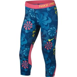 Nike NP CAPRI AOP1 modrá L - Dívčí sportovní legíny