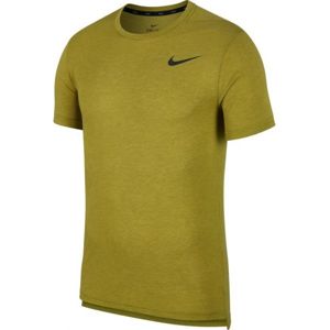 Nike NP BRT TOP SS HPR tmavě zelená S - Pánské tréninkové triko
