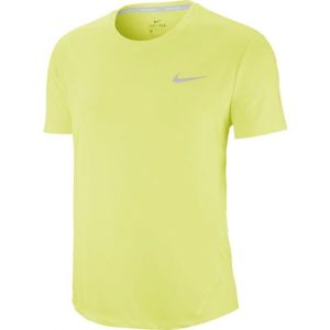 Nike MILER TOP SS W zelená XS - Dámské běžecké tričko
