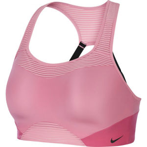 Nike ALPHA BRA NOVELTY růžová L D-E - Dámská sportovní podprsenka