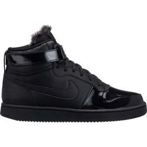Nike EBERNON MID PREMIUM černá 8.5 - Dámská kotníčková obuv
