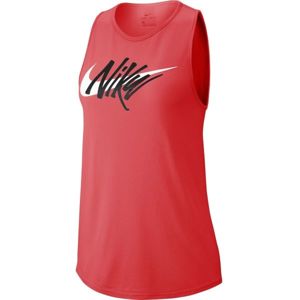 Nike NK DRY LEG TANK TOM SWOOSH růžová L - Dámské sportovní tílko
