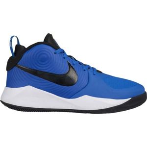 Nike TEAM HUSTLE D9 modrá 5Y - Dětská basketbalová obuv