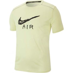 Nike MILER COOL SS GX HBR žlutá XL - Pánské tričko