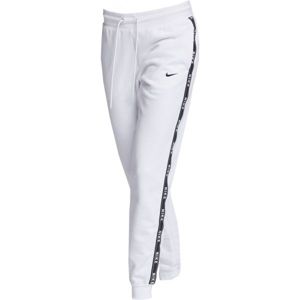 Nike SPORTSWEAR PANT LOGO TAPE bílá XL - Dámské tepláky