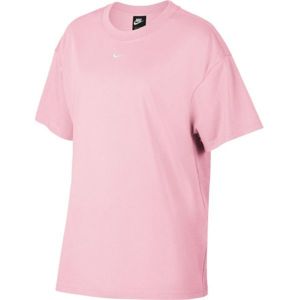 Nike NSW ESSNTL TOP SS BF LBR růžová M - Dámské triko