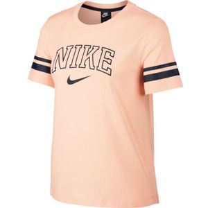 Nike SPORTSWEAR TOP SS růžová M - Dámské triko