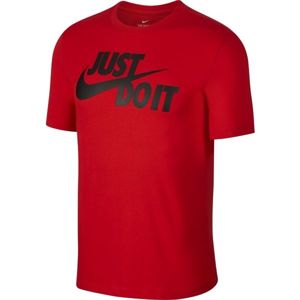 Nike NSW TEE JUST DO IT SWOOSH růžová M - Pánské triko