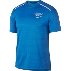 Nike NK DRY MILER TOP SS GX HBR modrá XL - Pánské běžecké triko