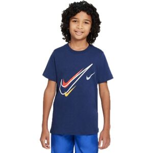 Nike SPORTSWEAR Chlapecké tričko, tmavě modrá, velikost M