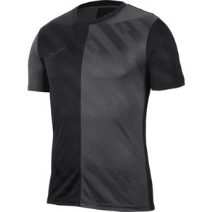 Nike DRY ACDMY TOP SS AOP M černá L - Pánské tričko