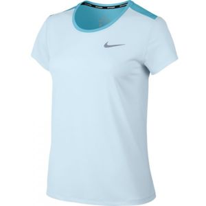 Nike BRTHE RAPID TOP SS modrá S - Dámské sportovní tričko