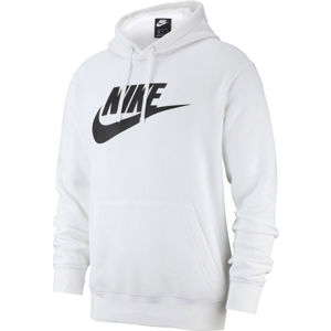 Nike NSW CLUB HOODIE PO BB GX M Pánská mikina, bílá, veľkosť XL