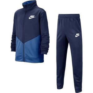 Nike B NSW CORE TRK STE PLY FUTURA modrá S - Dětská sportovní souprava