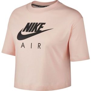 Nike NSW AIR TOP SS oranžová S - Dámské tričko