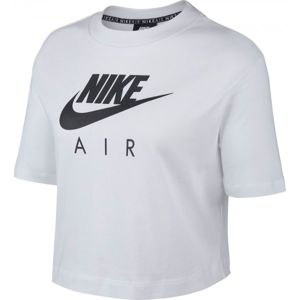 Nike NSW AIR TOP SS bílá M - Dámské tričko