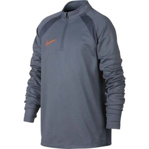 Nike DRY ACDMY DRIL TOP SMR šedá S - Chlapecké sportovní tričko