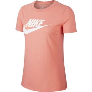 Nike NSW TEE ESSNTL ICON FUTUR W červená L - Dámské tričko