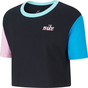Nike NSW TEE FEMME 2 CROP černá M - Dámské tričko