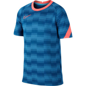 Nike DRY ACDPR TOP SS GX FP B modrá M - Chlapecké fotbalové tričko