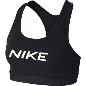Nike MED BAND HBRGX BRA NO PAD Dámská sportovní podprsenka, černá, velikost S