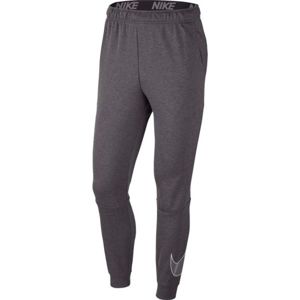 Nike DRY PANT TAPER SWOOSH šedá L - Pánské tréninkové kalhoty