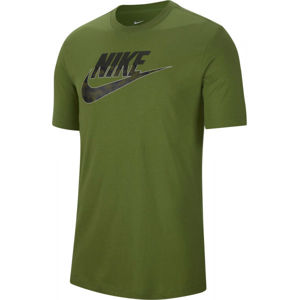 Nike SPORTSWEAR tmavě zelená XL - Pánské tričko
