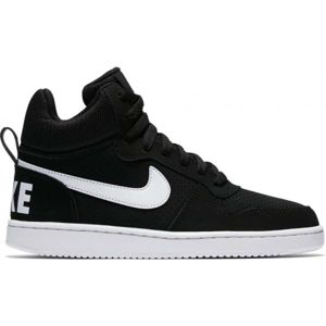 Nike COURT BOROUGH MID černá 8.5 - Dámská volnočasová obuv