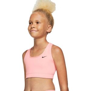 Nike NP BRA CLASSIC REV AOP G růžová M - Dívčí sportovní oboustranná podprsenka