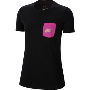 Nike NSW TEE ICON CLASH W černá M - Dámské tričko