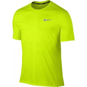 Nike DRY MILER TOP SS žlutá XL - Pánské běžecké tričko