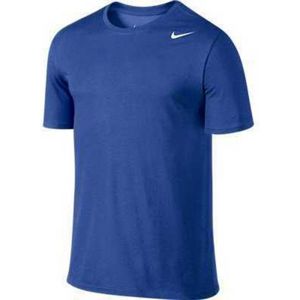 Nike DRY TEE DFC 2.0 modrá S - Pánské tréninkové tričko