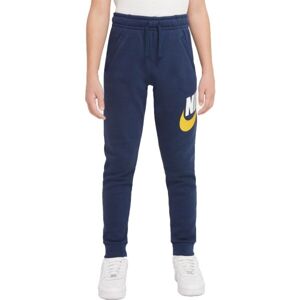 Nike NSW CLUB+HBR PANT B Chlapecké kalhoty, tmavě modrá, velikost S