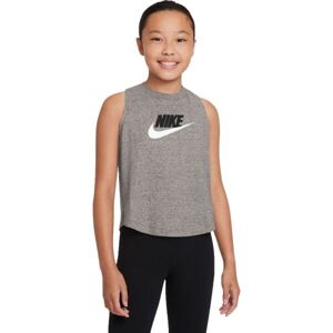 Nike NSW TANK JERSEY Dívčí tílko, šedá, velikost L