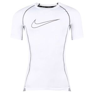 Nike M NP DF TIGHT TOP SS Pánské funkční tričko, bílá, velikost M