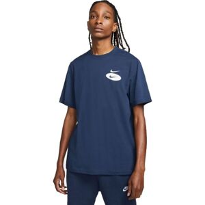 Nike NSW ESS+ CORE 1 TEE Pánské tričko, modrá, velikost M