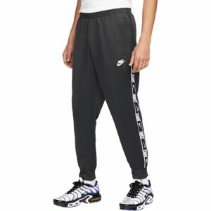 Nike NSW REPEAT PK JOGGER M Pánské běžecké kalhoty, Tmavě šedá,Bílá, velikost