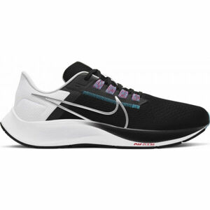Nike AIR ZOOM PEGASUS 38 Pánská běžecká obuv, Černá,Bílá,Fialová, velikost 42
