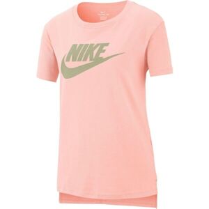 Nike SPORTSWEAR Dívčí tričko, růžová, veľkosť XS