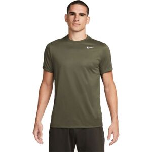 Nike DF TEE RLGD RESET Pánské tréninkové tričko, khaki, velikost L