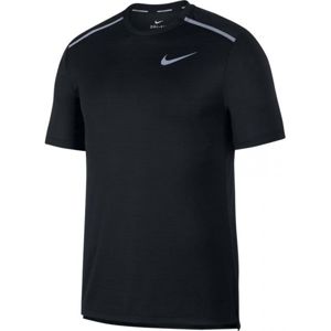 Nike NK DRY MILER TOP SS černá S - Pánské běžecké triko