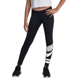 Nike NSW LGGNG FAVORITE GX3 černá XL - Dívčí legíny