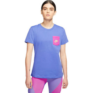 Nike NSW TEE ICON CLASH W Dámské tričko, fialová, velikost M