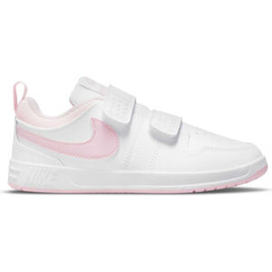 Nike PICO 5 (PSV) Dětská volnočasová obuv, Bílá,Růžová, velikost 3Y