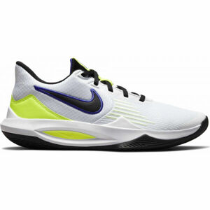 Nike PRECISION 5 Pánská basketbalová obuv, bílá, veľkosť 45.5