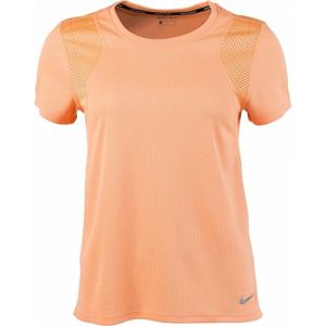 Nike RUN TOP SS W oranžová XL - Dámské běžecké triko